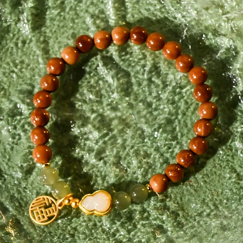 Cuiya Golden Building Kuka Bracelets Unisex-2
