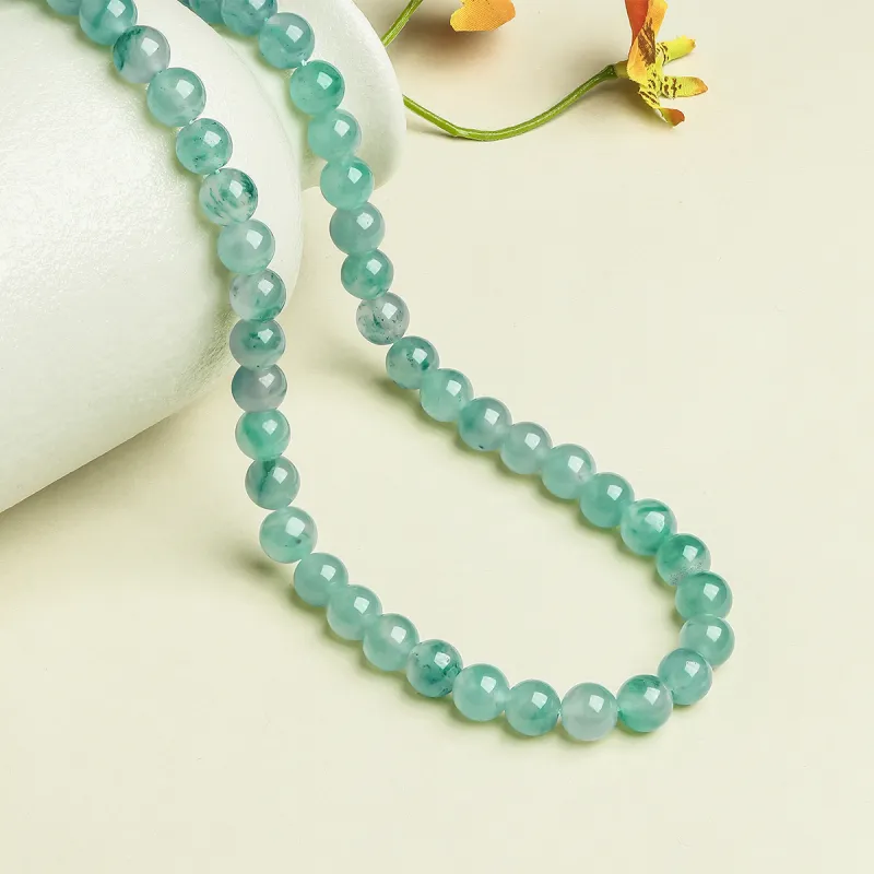 Cuiya Golden Building Dulong Jade Necklaces Women's-9