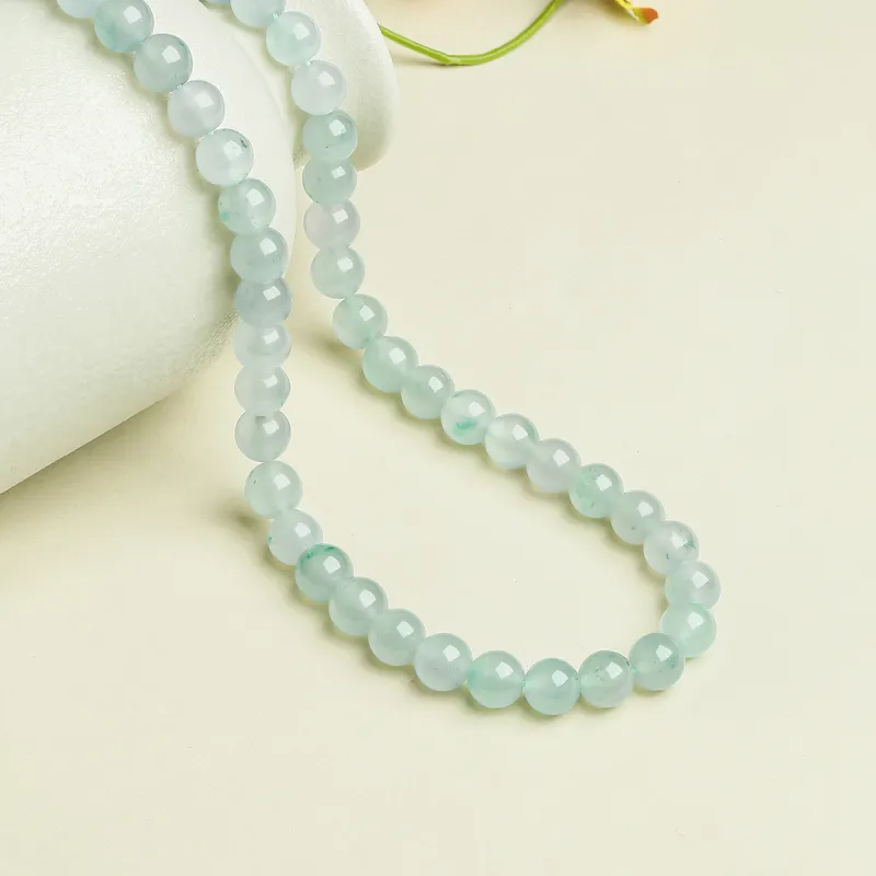 Cuiya Golden Building Dulong Jade Necklaces Women's-2