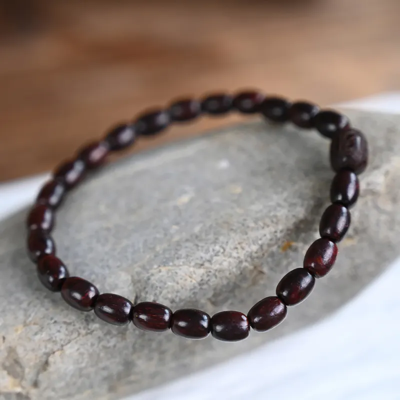 Cuiya Golden Building Pterocarpus Bracelets Unisex-4