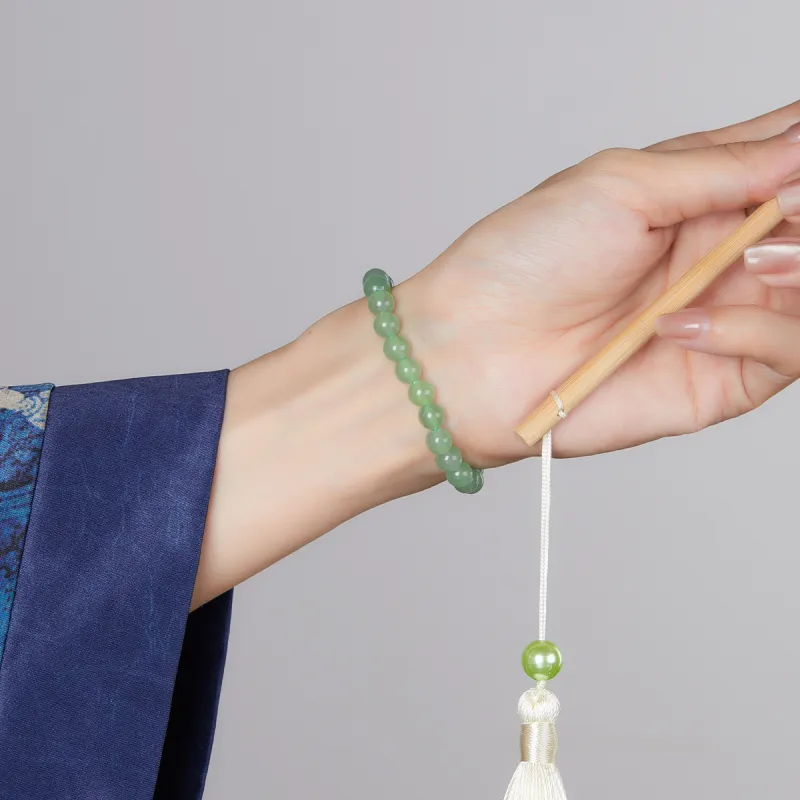 Cuiya Golden Building Aventurine Bracelets Unisex-7