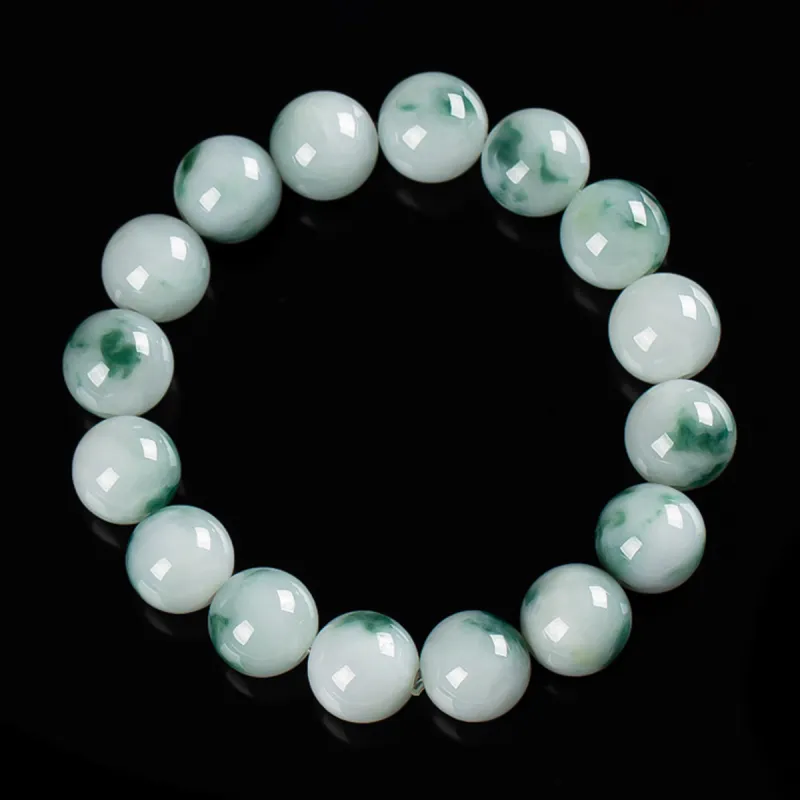 Cuiya Golden Building Glutinous Jade Jadeite Bracelets Unisex-2