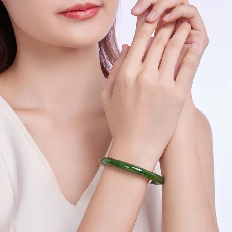 Cuiya Golden Building Bangles Jasper Unisex-2