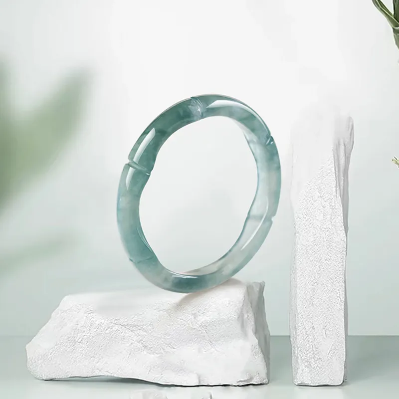 Cuiya Golden Building Ice Glutinous Jadeite Rings Unisex-1