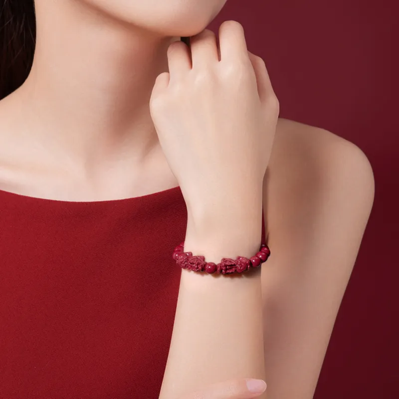 Cuiya Golden Building Jade Bracelets Unisex-2