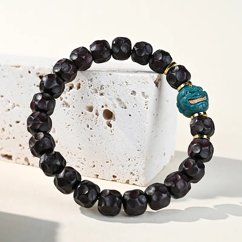 Cuiya Golden Building Rosewood Bracelets Unisex-4