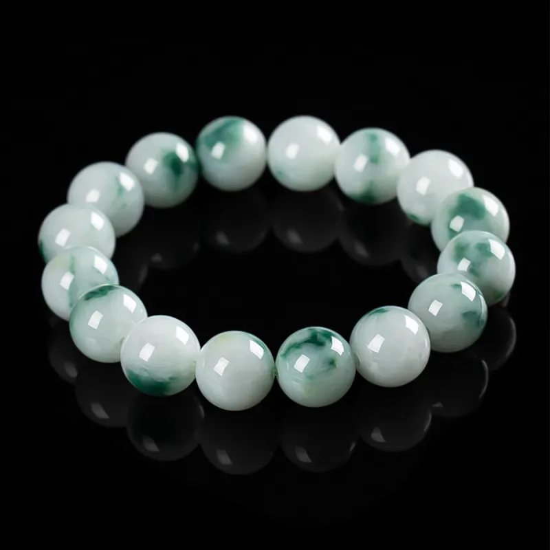 Cuiya Golden Building Glutinous Jade Jadeite Bracelets Unisex-3