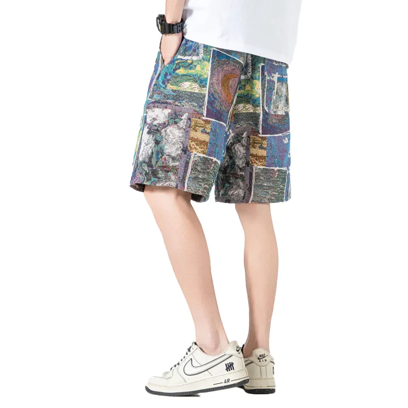 MESUCA Casual Shorts Unisex Klett Blue-3
