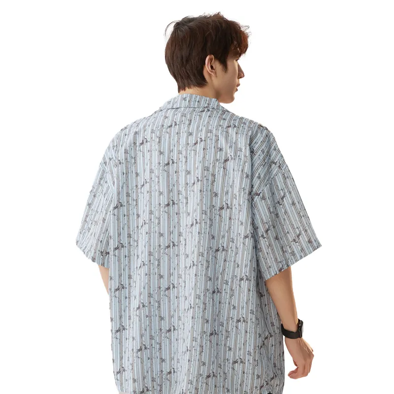 MESUCA Shirt Unisex Collins Blue-3