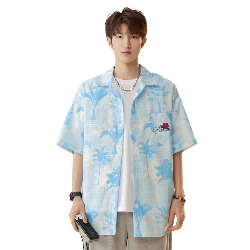 MESUCA Shirt Unisex Anguilla Blue-2