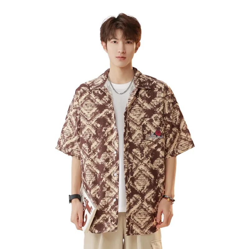 MESUCA Shirts Unisex Fiji Brown-2