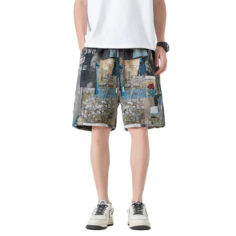 MESUCA Casual Shorts Unisex Prussian Blue-2