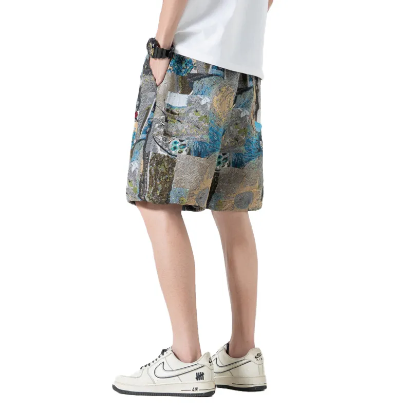 MESUCA Casual Shorts Unisex Prussian Blue-3
