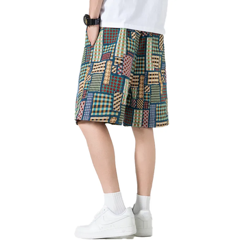 MESUCA Casual Shorts Unisex Saipan Green-3