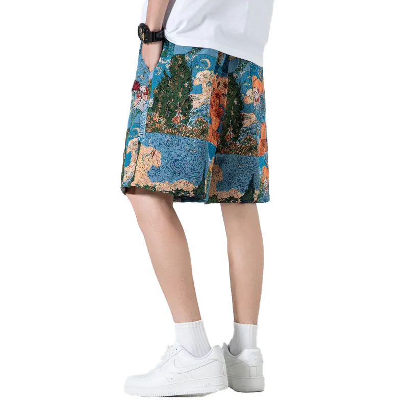 MESUCA Casual Shorts Unisex Tahitian Blue-3