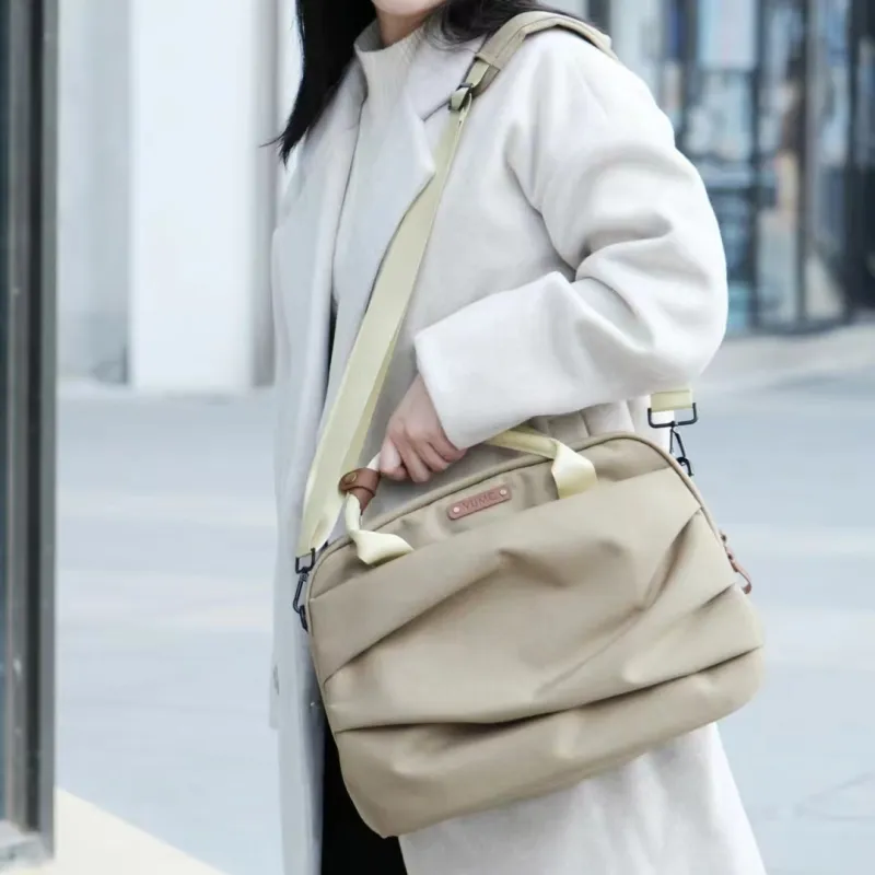 Y.U.M.C. Nylon One Shoulder Handbags Regular Women's Khaki/Dark Black/Deep Sea Gray/Noble Purple-1
