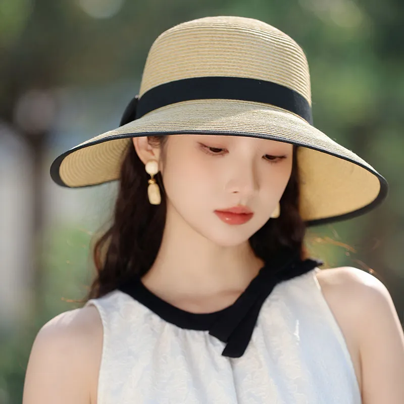 TUCANO Paper Reed Straw Hat For Sun Protection Women's-1