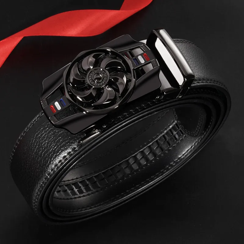 TUCANO Cow Split Leather Belts Men's Width 3.5CM-14