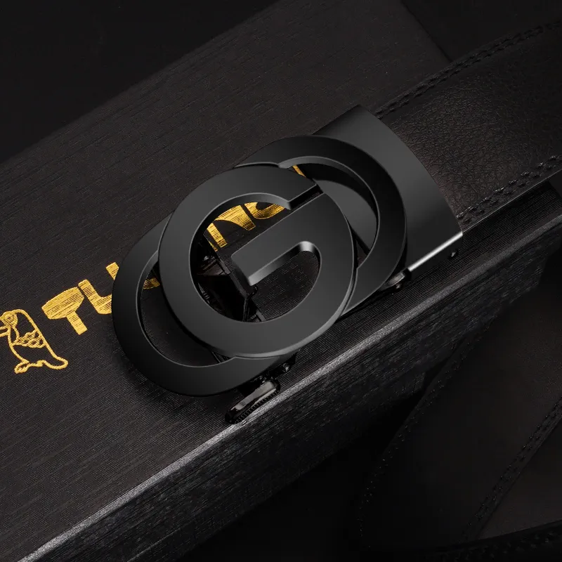 TUCANO Split Cow Leather Belts Men's 3.5CM-9