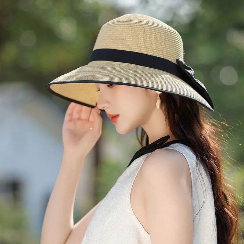 TUCANO Paper Reed Straw Hat For Sun Protection Women's-3