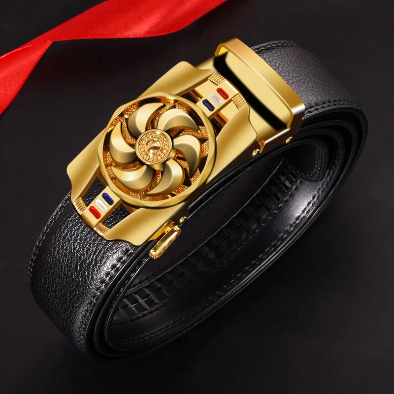 TUCANO Cow Split Leather Belts Men's Width 3.5CM-8