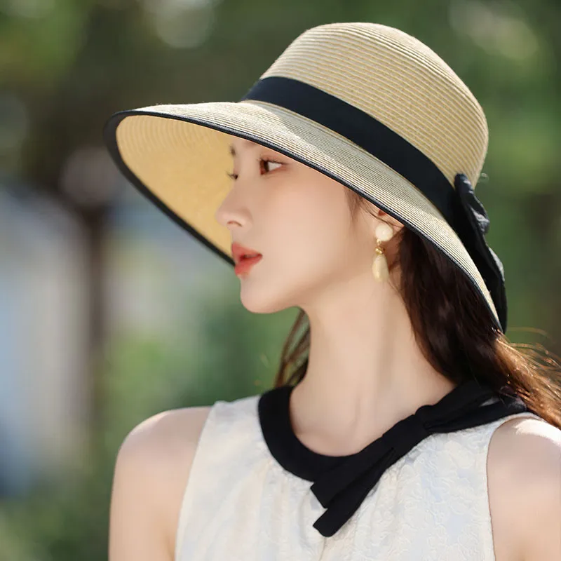 TUCANO Paper Reed Straw Hat For Sun Protection Women's-2