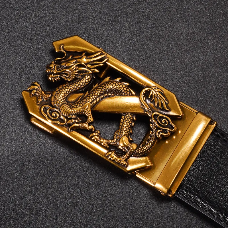 TUCANO Split Cow Leather Belts Men's Width 3.5CM-9