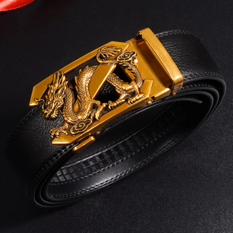 TUCANO Split Cow Leather Belts Men's Width 3.5CM-10