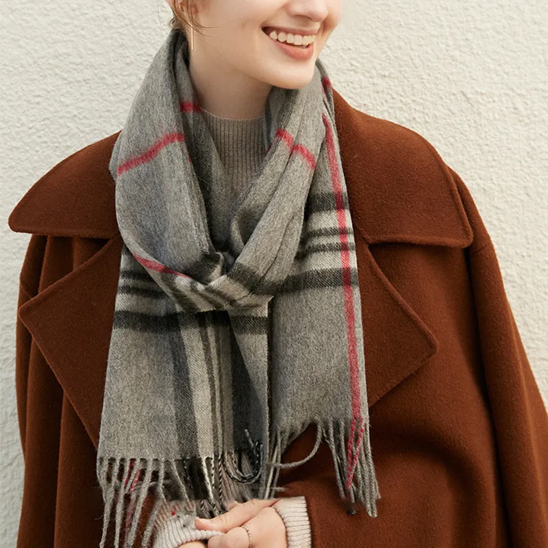BANDICOOT Sheep Wool Knit Scarves Women's-6