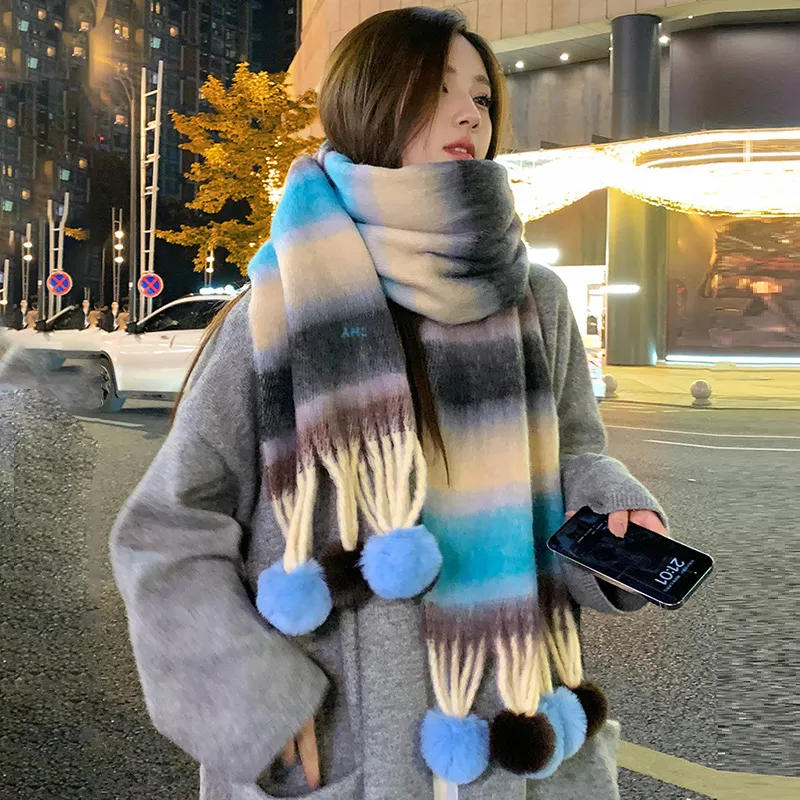 BANDICOOT Knit Scarves Unisex-13