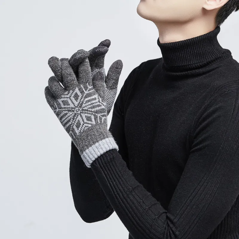 BANDICOOT Wool Acrylic Knit Gloves Unisex-6