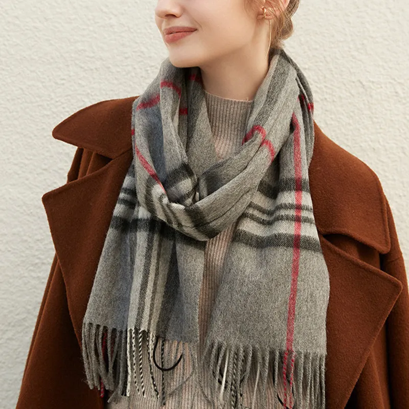 BANDICOOT Sheep Wool Knit Scarves Women's-5