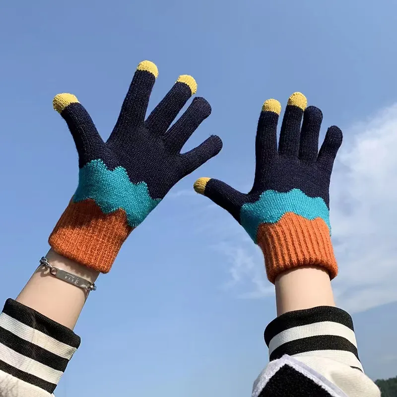 BANDICOOT Acrylic Knit Gloves Women's-3