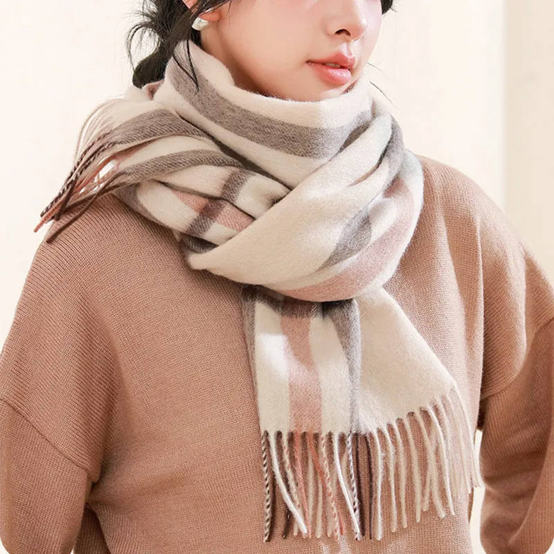 BANDICOOT Cashmere Knit Scarves Unisex-6