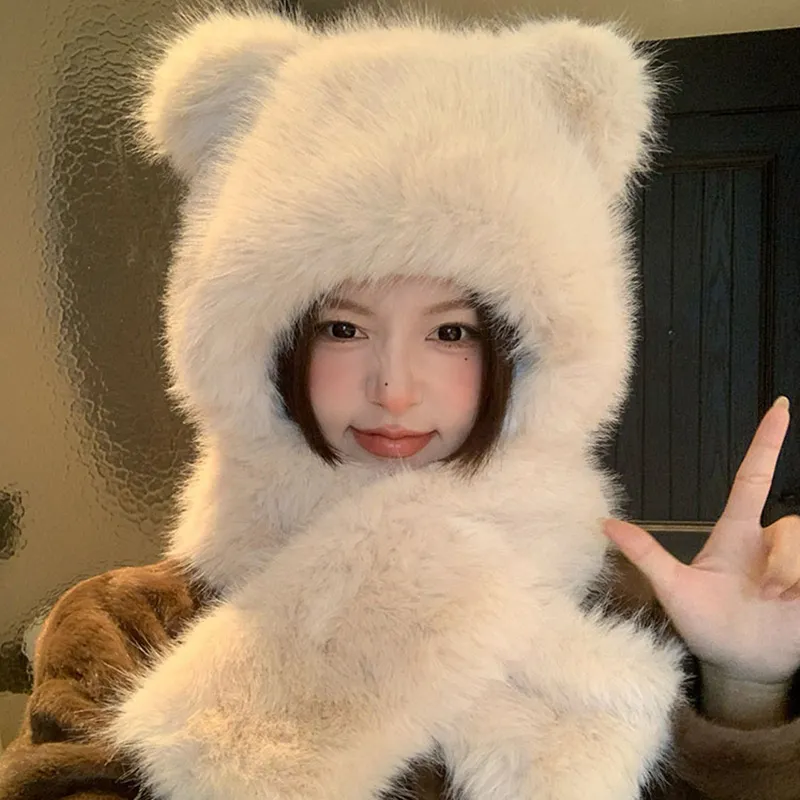 BANDICOOT Polyester Hoods & Plush Hats Women's-4
