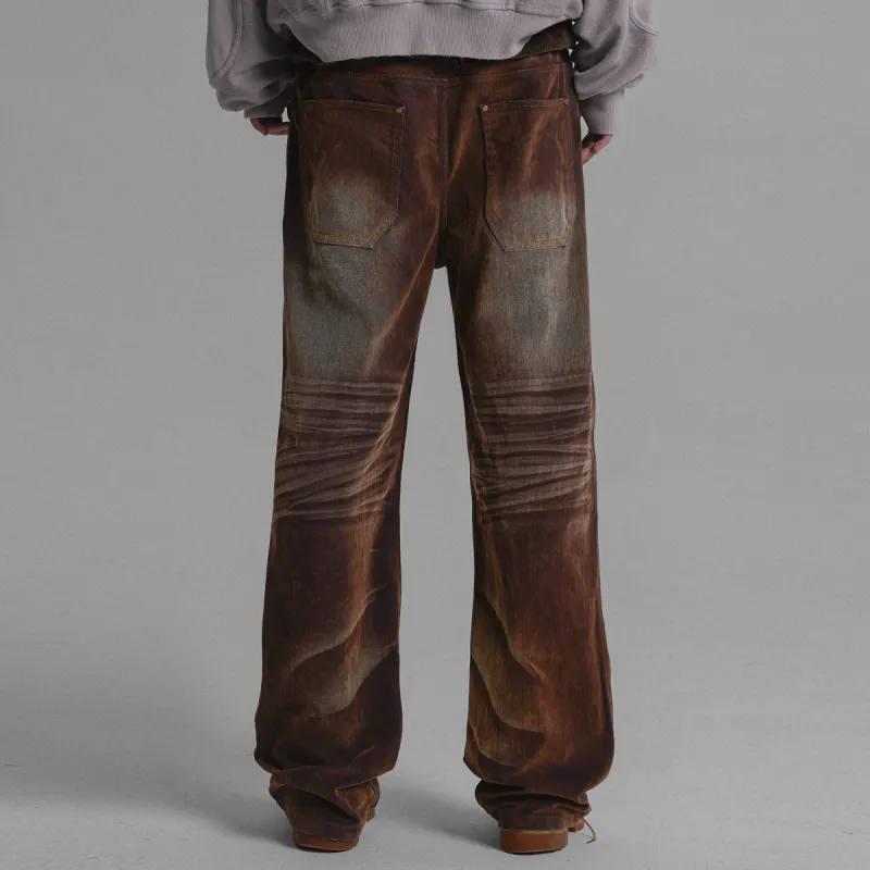Merge Lab. Jeans Unisex Flame Brown-3