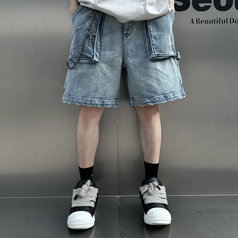 Merge Lab. Denim Shorts Unisex-4