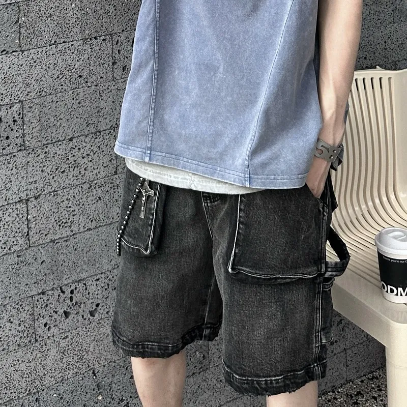 Merge Lab. Denim Shorts Unisex-1
