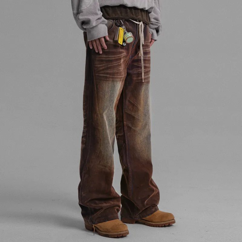 Merge Lab. Jeans Unisex Flame Brown-2