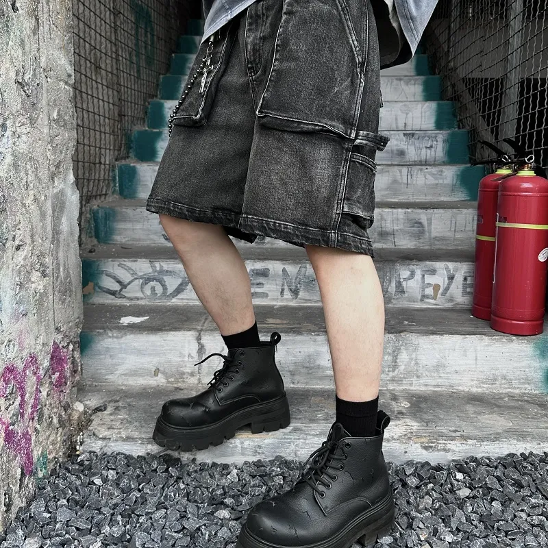 Merge Lab. Denim Shorts Unisex-2