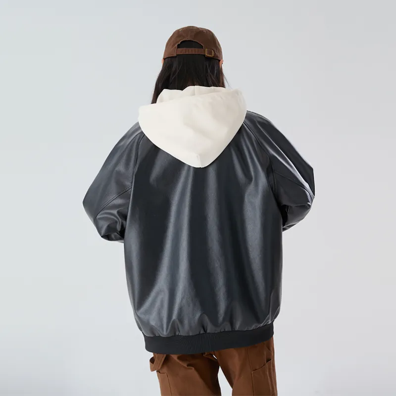 S.view Leather Jacket Unisex Black-3