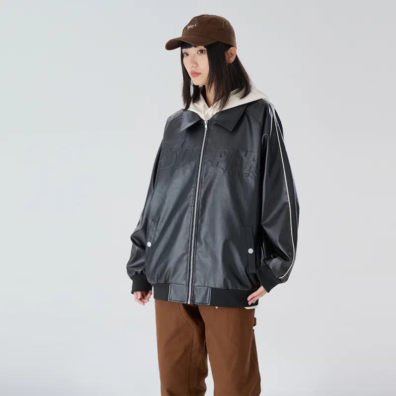 S.view Leather Jacket Unisex Black-9