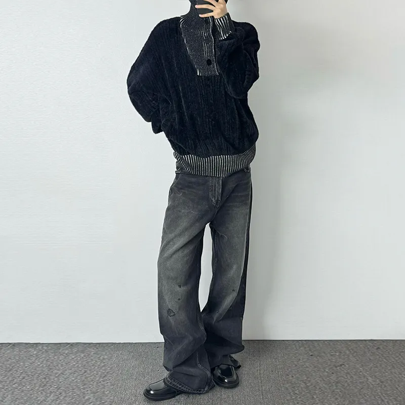 REMODUTION Sweater Unisex Black-2