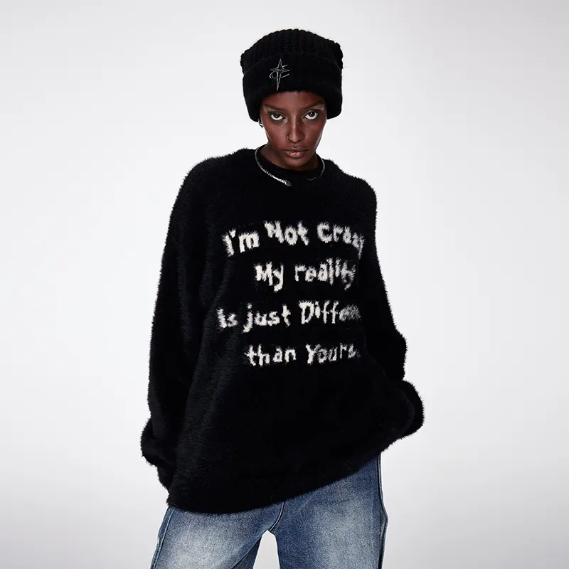 REMODUTION Sweater Unisex Black-2