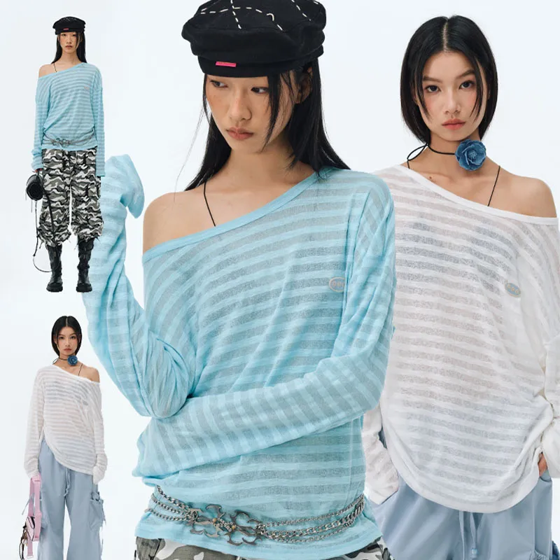 TURNTHETABLES Drop Shoulder Sleeve T Shirt Women's-7
