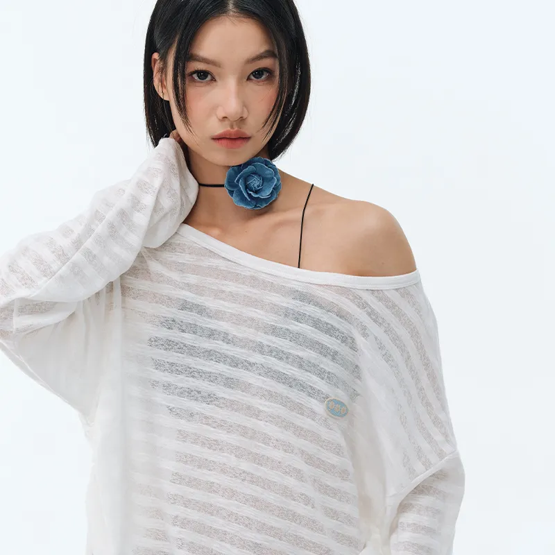 TURNTHETABLES Drop Shoulder Sleeve T Shirt Women's-8