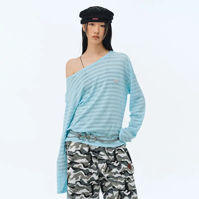 TURNTHETABLES Drop Shoulder Sleeve T Shirt Women's-3