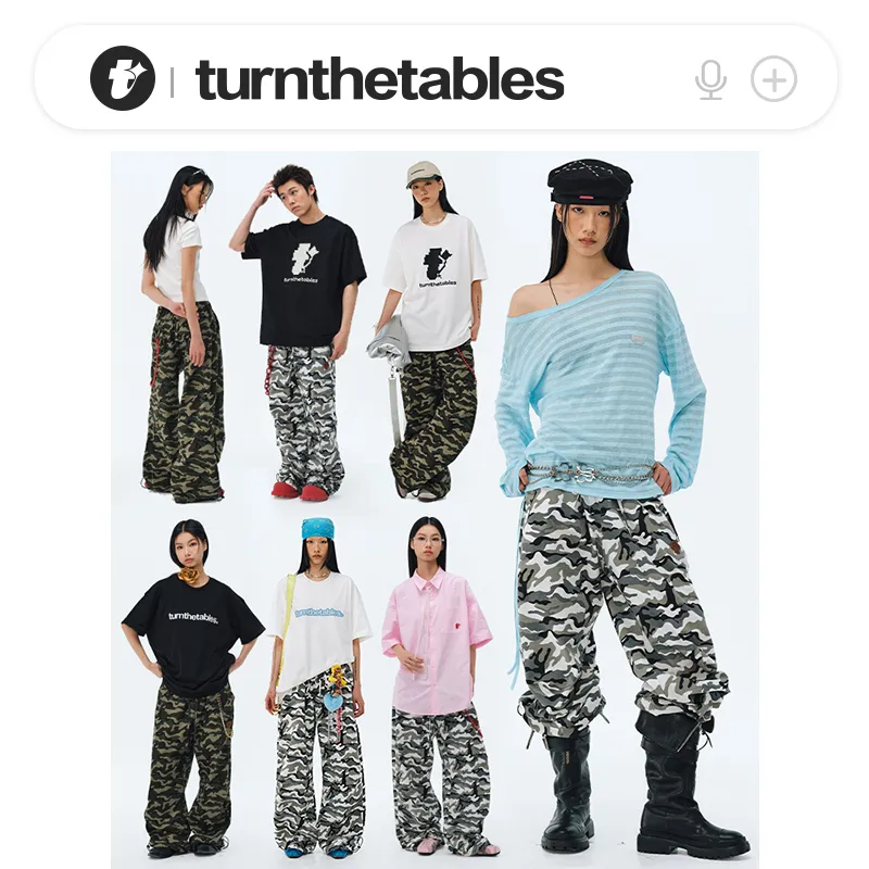 TURNTHETABLES Casual Pants Unisex-2