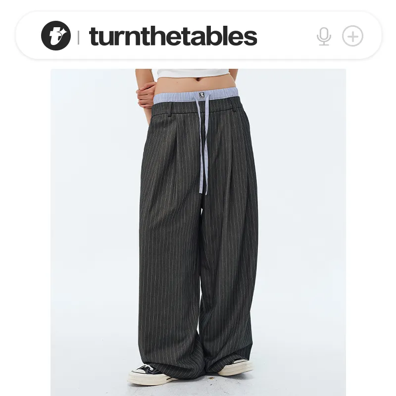 TURNTHETABLES Casual Pants Unisex-17