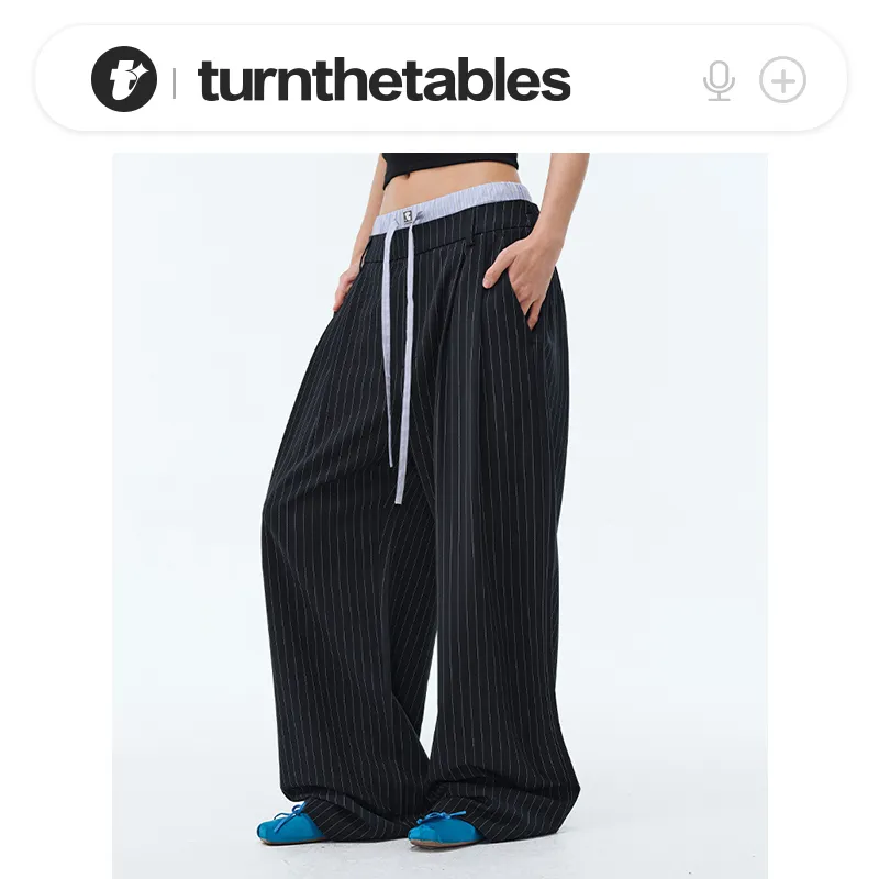 TURNTHETABLES Casual Pants Unisex-20
